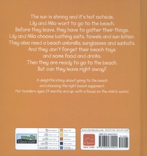 Going to the Beach with Lily and Milo achterzijde