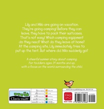 Camping with Lily and Milo achterzijde