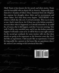 Eve's Diary, Complete achterzijde