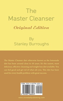 The Master Cleanser achterzijde