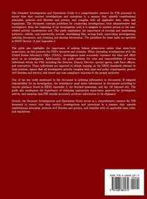Domestic Investigations and Operations Guide achterzijde