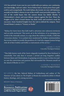 The Knights of Rhodes achterzijde