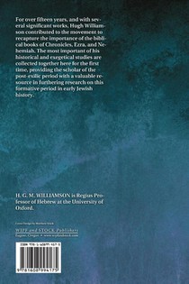 Studies in Persian Period History and Historiography achterzijde