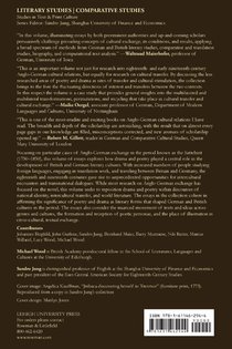 Anglo-German Dramatic and Poetic Encounters achterzijde