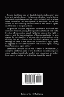 An Introduction to the Principles of Morals and Legislation achterzijde