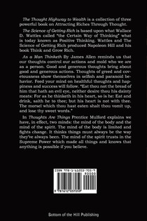 The Thought Highway to Wealth - Three Books on Attracting Riches Through Thought achterzijde