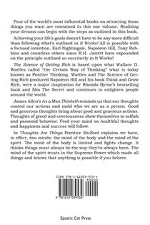 Your Thoughts Become Your Riches, Four books on Gaining Wealth Through Your Thoughts achterzijde