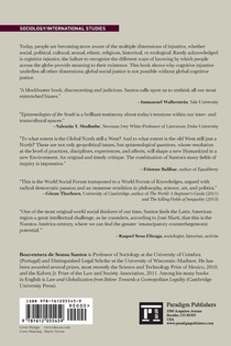 Epistemologies of the South achterzijde