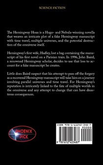 The Hemingway Hoax-Hugo and Nebula Winning Novella achterzijde