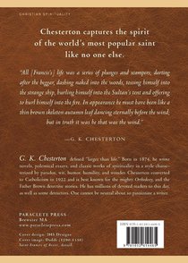 Saint Francis of Assisi achterzijde