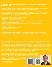 Practice Management (PcM) ARE 5.0 Mock Exam (Architect Registration Examination) achterzijde