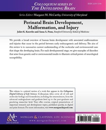 Perinatal Brain Development, Malformation, and Injury achterzijde