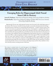 Emerging Roles for Hippocampal Adult Neural Stem Cells in Memory achterzijde