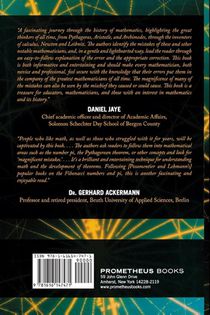 Magnificent Mistakes in Mathematics achterzijde
