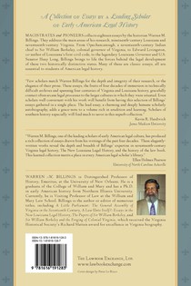 Magistrates and Pioneers achterzijde