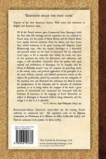 An Essay on Maritime Loans achterzijde