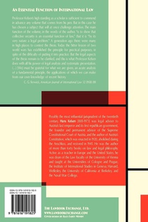 Collective Security Under International Law achterzijde