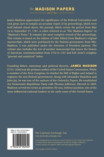 Journal of the Federal Convention Kept by James Madison achterzijde