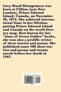 The Short Stories of Lucy Maud Montgomery from 1896-1901 achterzijde