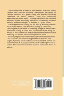 Reframing Financial Literacy achterzijde