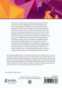 Curriculum Planning and Instructional Design for Gifted Learners achterzijde