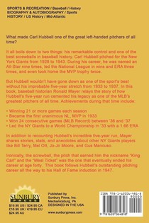 Carl Hubbell achterzijde