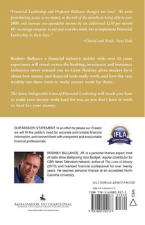 The 7 Indisputable Laws of Financial Leadership achterzijde