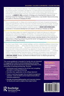 A Concise Guide to Improving Student Learning achterzijde