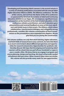 Developing and Sustaining Adult Learners achterzijde