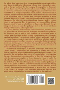 African Traditional and Oral Literature as Pedagogical Tools in Content Area Classrooms, K-12 achterzijde