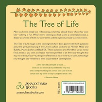 The Tree of Life (Contemplative Coloring) achterzijde