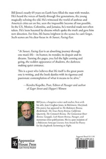 At Sunset, Facing East achterzijde