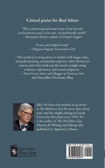 Bad Advice achterzijde