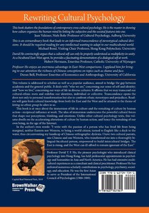 Rewriting Cultural Psychology achterzijde