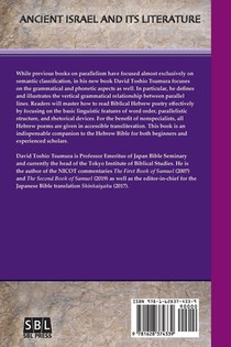Vertical Grammar of Parallelism in Biblical Hebrew achterzijde