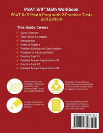 PSAT 8/9 Math Workbook achterzijde