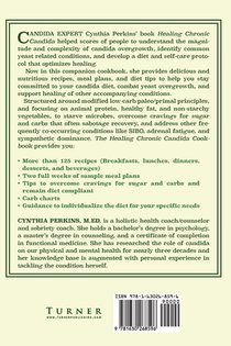 Healing Chronic Candida Cookbook achterzijde