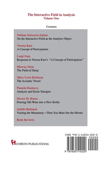 The Interactive Field in Analysis (Chiron Clinical Series) achterzijde