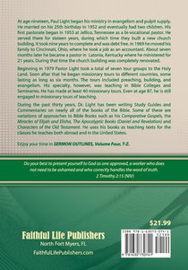 Sermon Outlines, Volume Four T-Z achterzijde