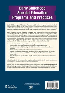Early Childhood Special Education Programs and Practices achterzijde