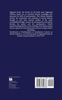 A General Introduction to Psychoanalysis achterzijde