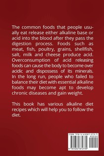 Alkaline Diet Recipe Book achterzijde