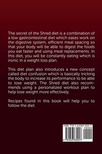 Shred Diet Recipes achterzijde