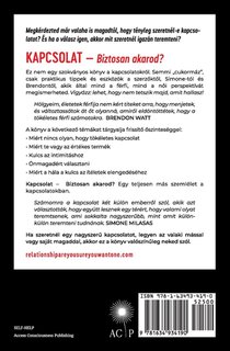 KAPCSOLAT. Biztosan akarod? (Hungarian) achterzijde