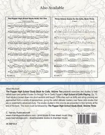The Popper High School Study Book for Cello, Volume Two achterzijde