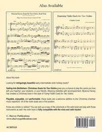 Sailing Into Bethlehem; Christmas Duets for Two Violins achterzijde