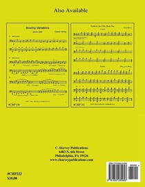 Bowing Studies on Arpeggios for the Cello, Book One achterzijde
