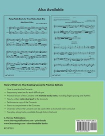 The Rieding Violin Concerto in B Minor Practice Edition achterzijde