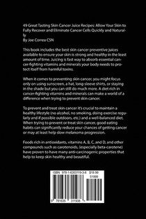 49 Great Tasting Skin Cancer Juice Recipes achterzijde