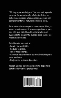 50 Jugos Para Adelgazar achterzijde